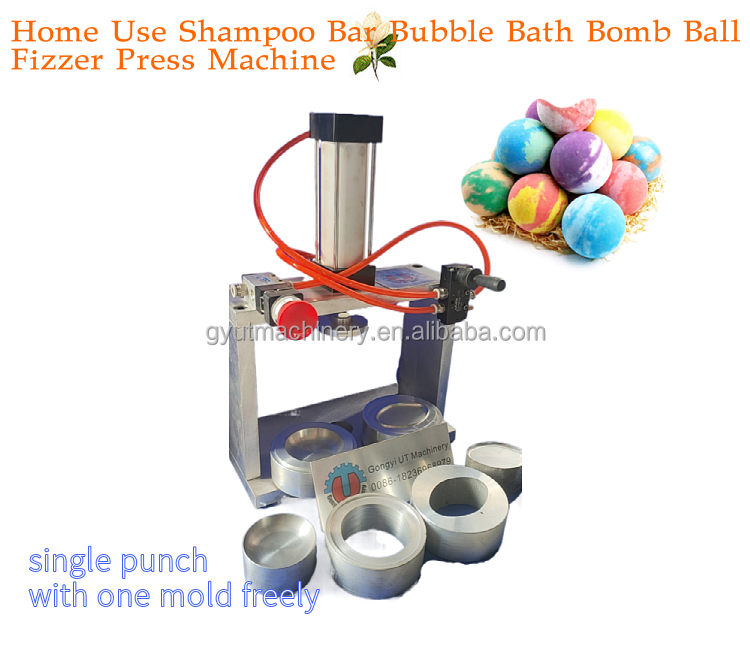 Mechanical Handmade Bath Bomb Press Pneumatic Soap Stamping Machine with 15 KG Weight