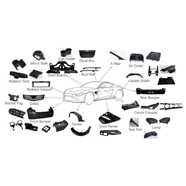 500000 Shots 100S Plastic Injection Molded Products