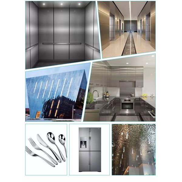 Galvanized Polished Decorative Stainless Steel Sheet 409 410 430 SS Corrugated Sandblasting Plate 201 304