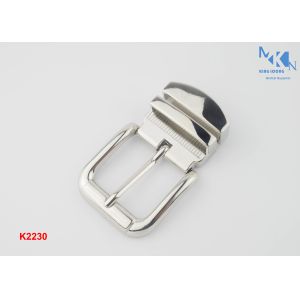 Quality Square Center Bar Buckle , Reversible Metal Pin Replacement Belt Buckle for sale