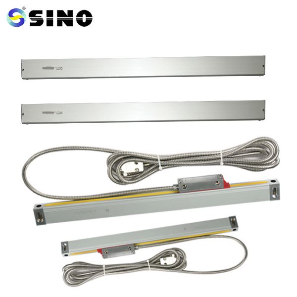 SINO KA-500 DRO Linear Scale 5um Lathe Slim Grating Ruler Optical Encoder TTL RS442