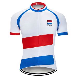 Quality France Flag 140 Gsm Moisture Wicking Cycling Sports Clothing for sale