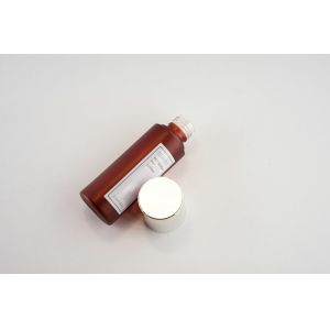 China PET Small Empty Beauty Bottles / Luxury Amber Plastic Pump Bottles on sale