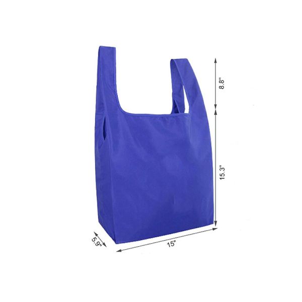 Large Capability Recycled Shopping Bag RPET Material Degradable Easy Cleaning