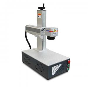 Quality Rotary Fiber Laser Marking Machine 50w Portable Desktop Laser Marker for sale