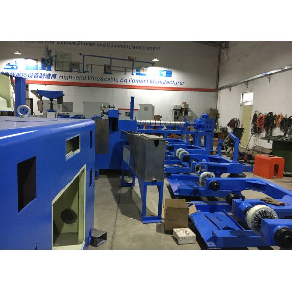 Electrical Cable Plastic Wire Winding Machine Cutting Extrusion Wire Bunching Machine
