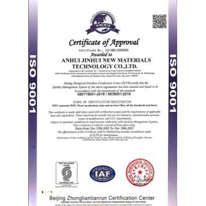 Anhui Jinhui New Material Technology Co., Ltd. Certifications