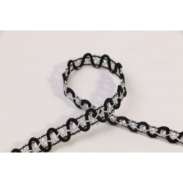 Viscose Decorate Woven Tape Trim Metallic Braid Gimp Trim For Clothing Fashion Design