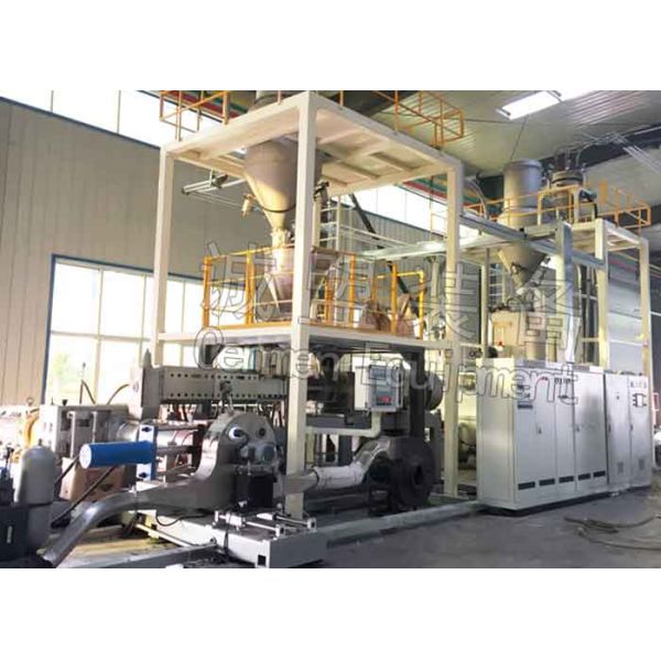 Granules Twin Screw Compounding Extruder Pelletizing Pvc Compounding Line