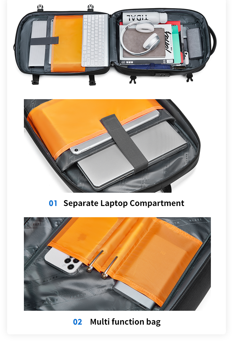 Anti Sweat Waterproof Laptop Rucksack Rainproof Laptop Backpack Comfortable