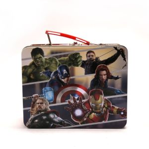 Quality Marvel Avengers Metal Tin Lunch Box for sale