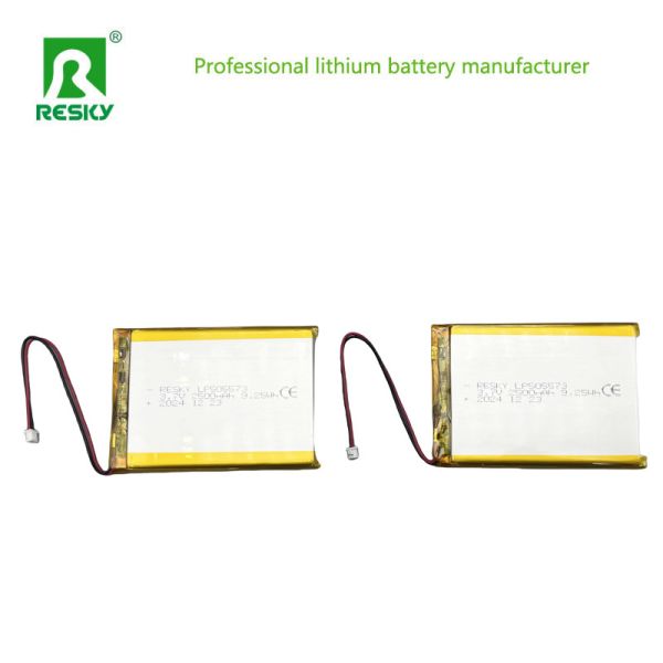 505573 Lithium Ion Polymer Cell 2500mAh 3.7V 7.4V For Medical Devices