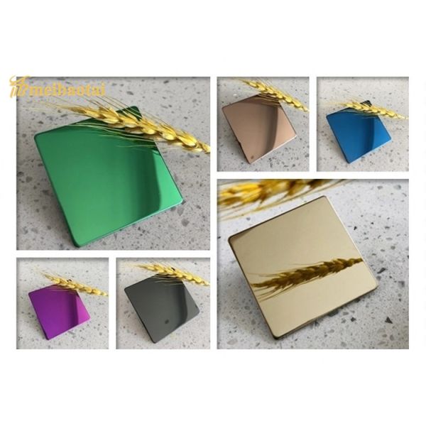 Super Mirror 304 201 Decorative Stainless Steel Sheet 1240x2440mm