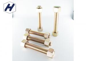 Quality Stud bolt ASTM A193 B7 -16 Thread to Thread Class 2A c/w 2 Heavy Hex Nut ASTM A194 Gr.2H Class 2B for sale