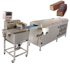 Quality Small Scale Chocolate Enrobing Line For Candy Bar for sale