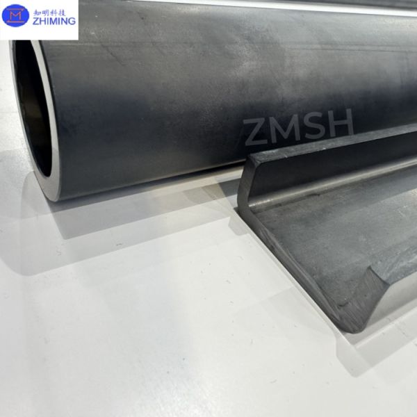 SIC Silicon Carbide Ceramic Tube Tube Custom Fire Resistant High Strength Electronic Chemical Industry