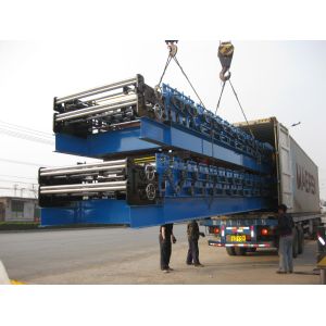 corrugated roofing sliding machine