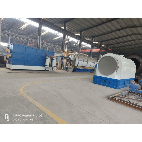 new desgin semi-contnuous waste tyres pyrolysis machine 10-30tons per day
