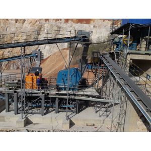 High Manganese Industrial Heavy Hammer Crusher Machine Hardness 8
