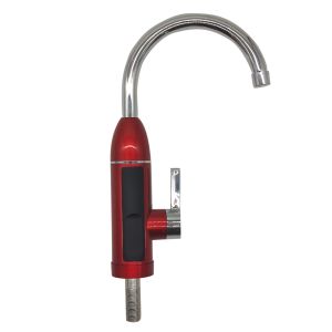 China Digital Control Kitchen Hot Water Tap Single Handle Faucet 220V on sale