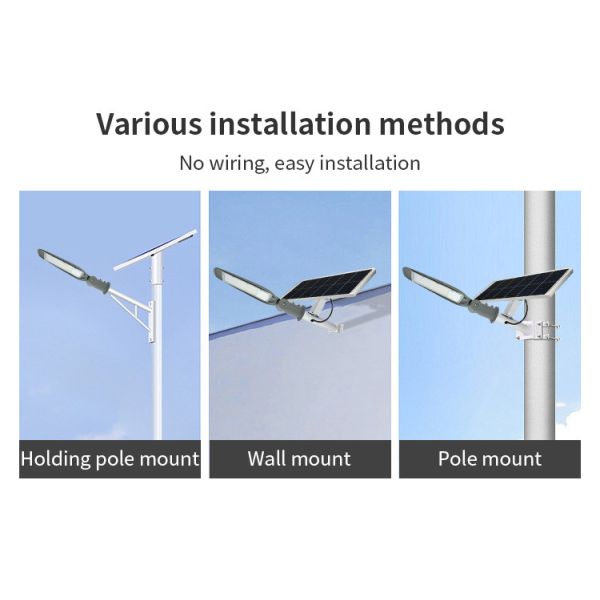 All In Two LED Solar Power Street Lights With Battery 300w 500w 1000w Smart Outdoor System
