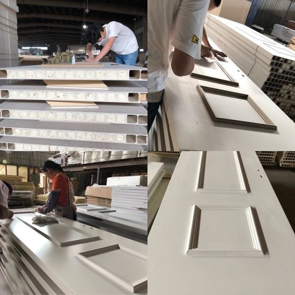 Wood Plastic Composite WPC Interior Door Sound Insulated Fireproof