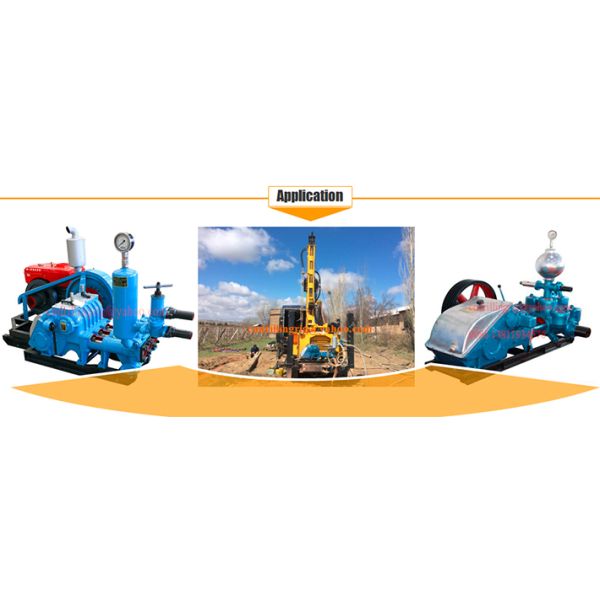 200m Depth 14kw Diesel Engine Mud Pump For Water Well Drilling 480kg Weight