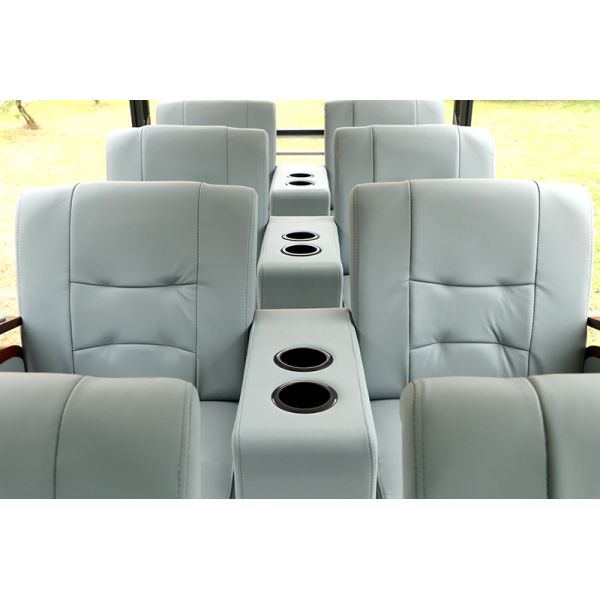 EcoGolf Shuttle Bus 8 Passenger With 72V Lithium Ion Battery For Leisure Tours