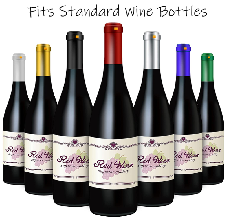 Matte Black PVC Heat Shrink Capsules For Wine Bottle Cork Clear Bottle Stopper