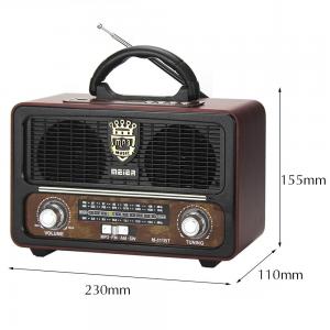 Quality Pure FM Handheld Radio Player With Bluetooth Remote Control OEM for sale