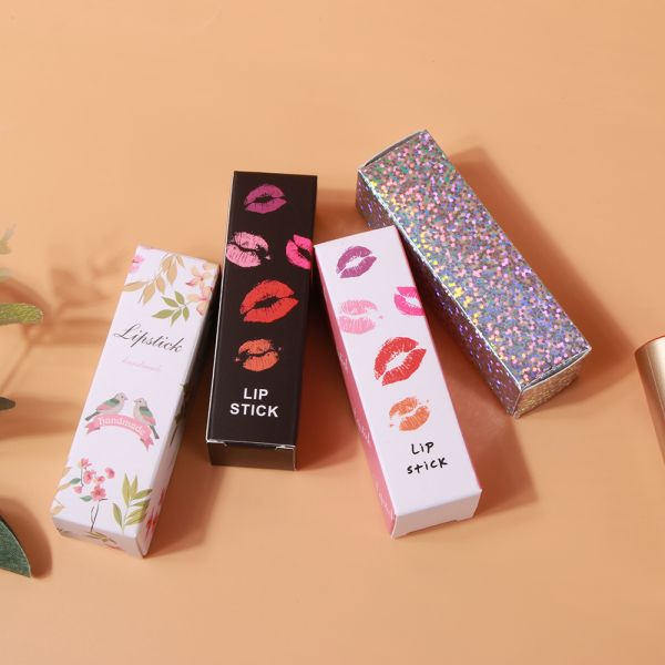 Biodegradable Skin Care Paper Box Packaging Lip Glaze Cosmetic Packaging Box