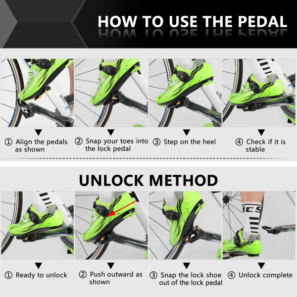 SPD Pedals Road Bike Clipless Pedals Lock Pedal Seal Bearing