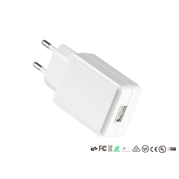 White Color 5-12V 12W Medical Power Adapter meets 3.1 Safety and 4.0 EMC Standard