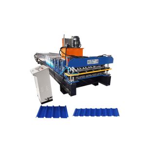 China Delta PLC Controlled Double Layer Roof Sheet Machine on sale