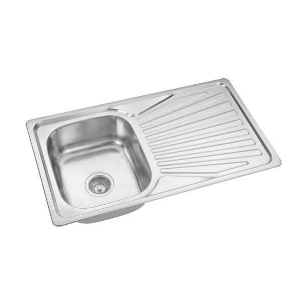 910*450mm Single Bow Topmount Kitchen Sink Anti Corrosion