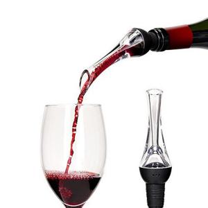 China Custom Laser Engraving Logo Detachable Easy Cleaning Portable Instant Wine Aerator Pourer on sale