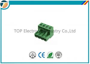 China 4 Pin Electrical Terminal Block Connectors 4POS STR 5.08MM OSTTJ045153 on sale