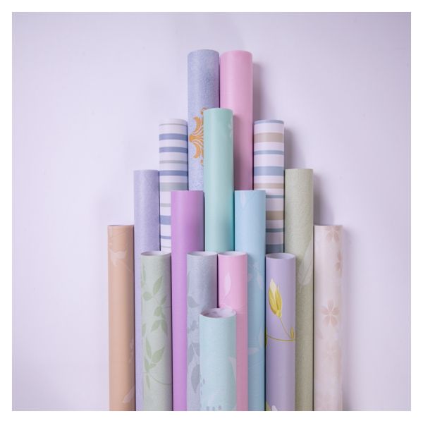 Removable Peel and Stick Plain Wallpaper Self-Adhesive 3D Decorative Wallpaper for Entertainment in Apartments