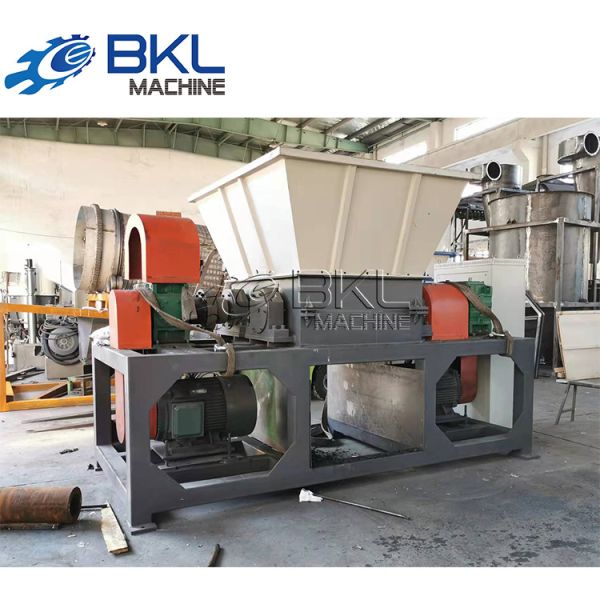 Double Shaft Plastic Recycling Shredder Machine Automotic