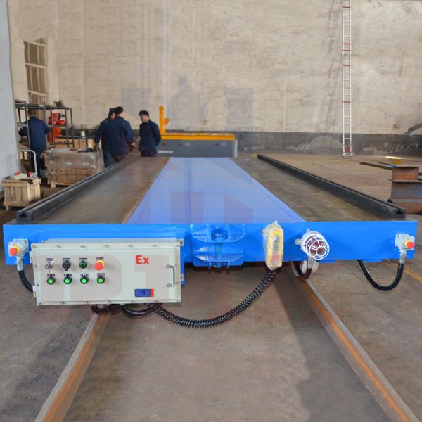Cable Drum Powered 50 Tons Industy Explosion Proof Transfer Car