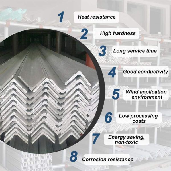 316 Stainless Steel Profiles 0.24mm - 60mm Thick Hairline SS Angle Bar