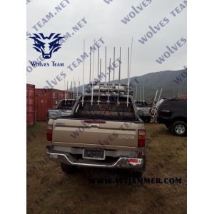 Wireless 1000m 700W Vehicle IED Bomb Jammer