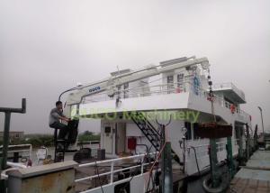 Quality Electro - Hydraulic Marine Yacht Tender Crane Telescopic Knuckle Boom 0.98T 5M for sale