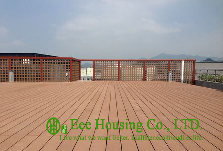 Stable Quality Outdoor WPC decking For Balcony, Anti-moisture and Environmental Friendly