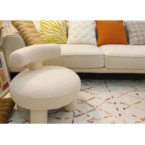 China Home Contemporary Fabric Dining Chairs 75cm One Seater Sofa on sale