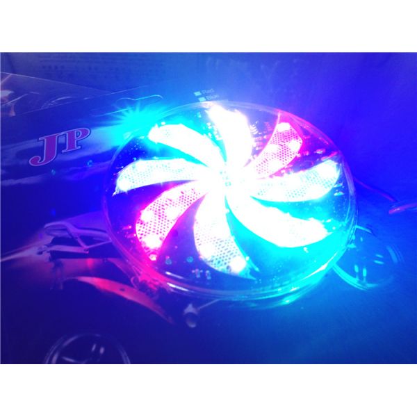 Windmill strobe flash Rainbow color Car/ Motorcycle DRL daytime running light