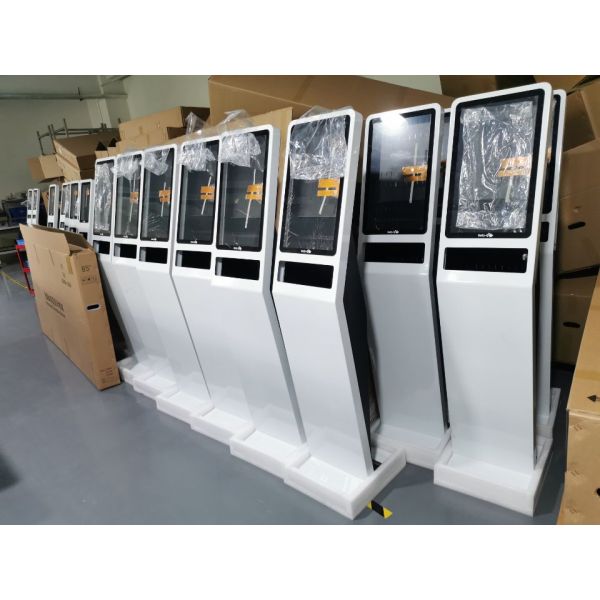 300cd/m2 19in Touch Screen LCD Kiosk With Fiscal Pos Machine
