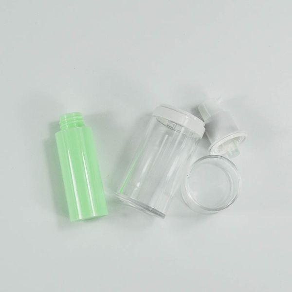 Silk-screen Printing 15ml 30ml Round Acrylic Airless Bottle Perfect for Skin Care Cream
