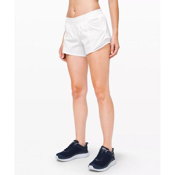 Workout Elastic Waist Running Shorts , Polyester Jogging Shorts For Women