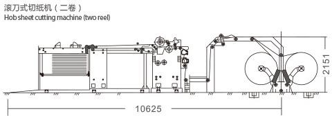 GM-1400 High Precision High Speed Single Knife Paper Cutter Slitting Rewinding Machine